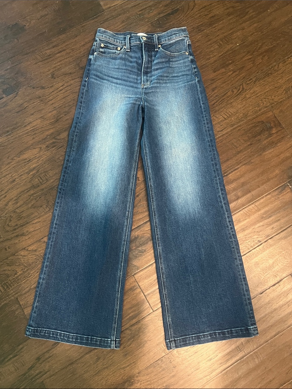Pistola Lana Ultra Wide High Rise Jeans in Mixer EUC 27